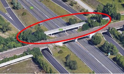 Il rendering del sovrappasso che verrà realizzato