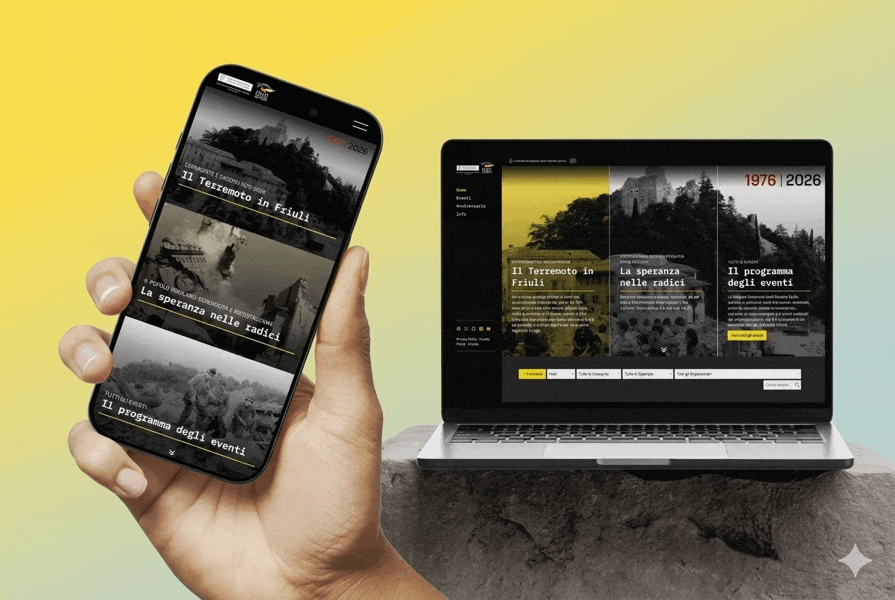 Il sito dedicato al 50esimo anniversario del terremoto del Friuli