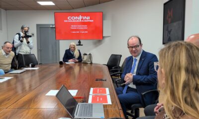 Il vicegovernatore Mario Anzil alla presentazione dei dati di afflusso della mostra Confini da Gauguin a Hopper