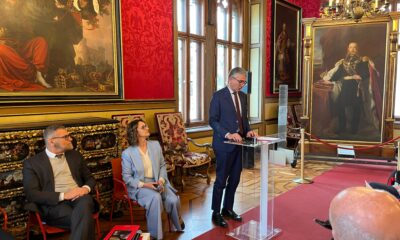 La presentazione della mostra Una sfinge l’attrae. Massimiliano d’Asburgo e le collezioni egizie tra Trieste e Vienna, a cui ha partecipato l'assessore regionale alle Autonomie locali Pierpaolo Roberti - rapina ospedale Udine