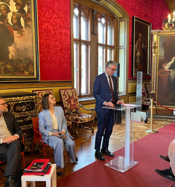 La presentazione della mostra Una sfinge l’attrae. Massimiliano d’Asburgo e le collezioni egizie tra Trieste e Vienna, a cui ha partecipato l'assessore regionale alle Autonomie locali Pierpaolo Roberti - rapina ospedale Udine