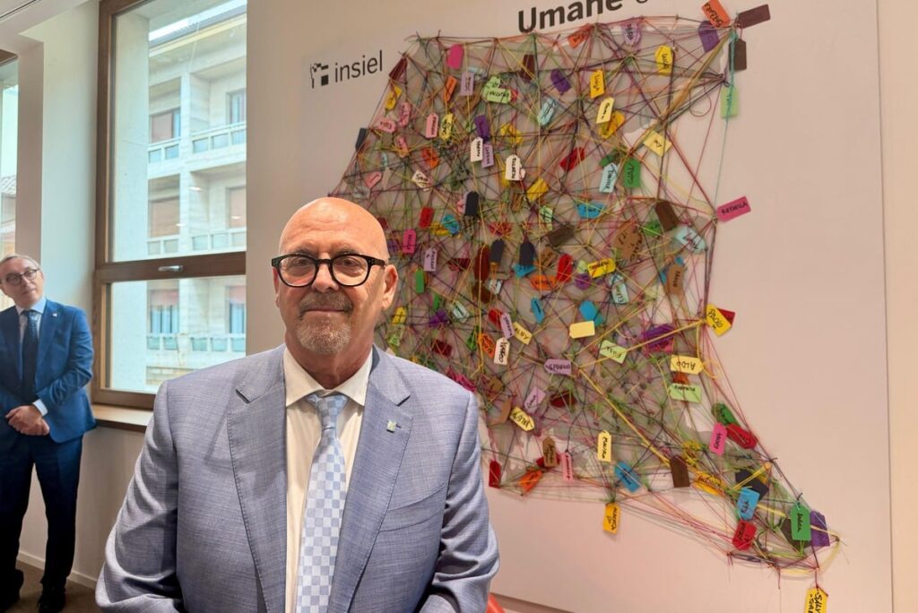 L'assessore Callari nella nuova sede di Insiel a Udine