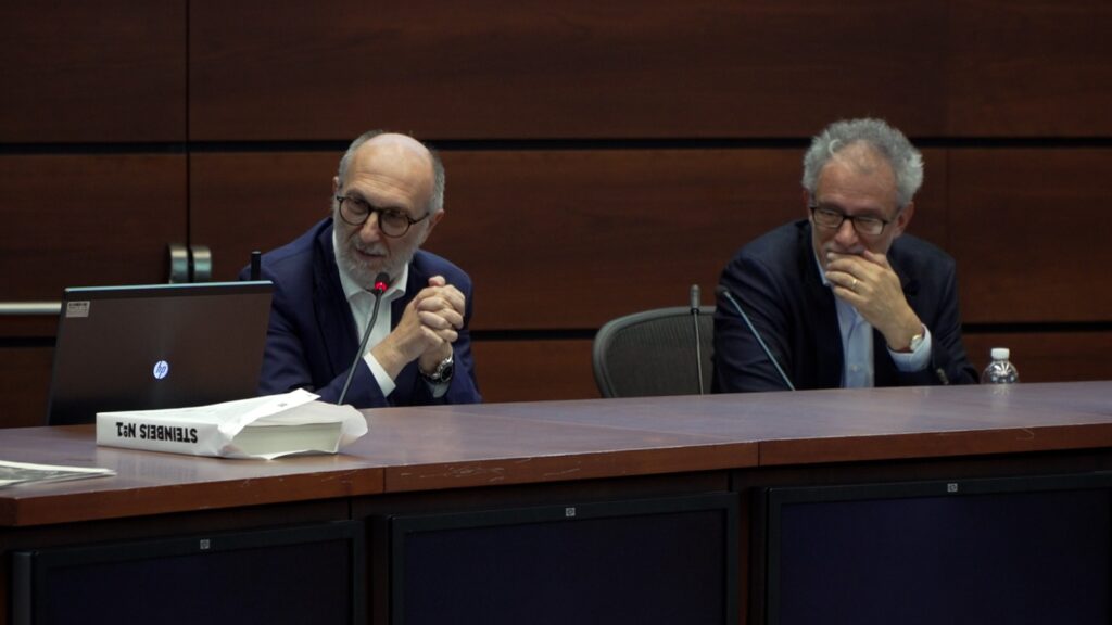 L'assessore Riccardo Riccardi con il rettore dell'Università di Udine Angelo Montanari