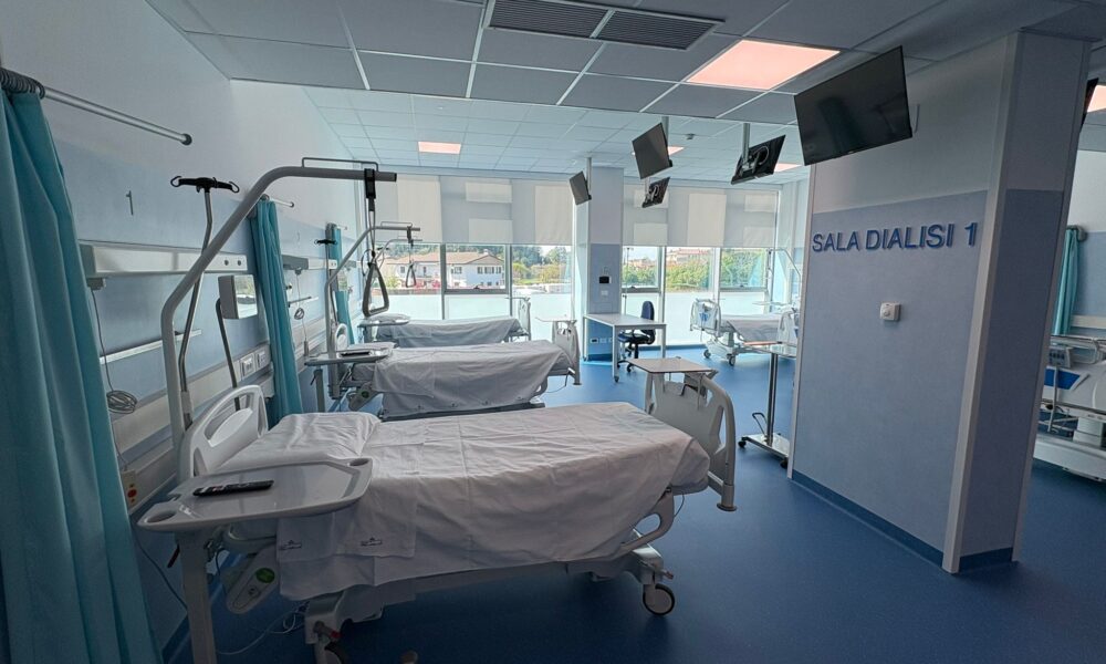 L'interno del centro dialisi a Cividale del Friuli
