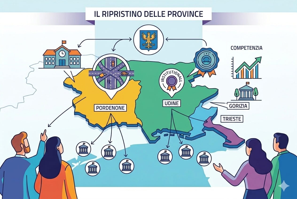 Ripristino delle province in FVG