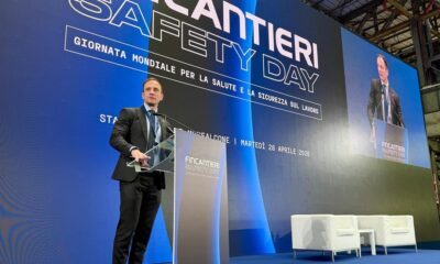 Il governatore Fedriga interviene al "Safety day" organizzato dal gruppo Fincantieri a Monfalcone