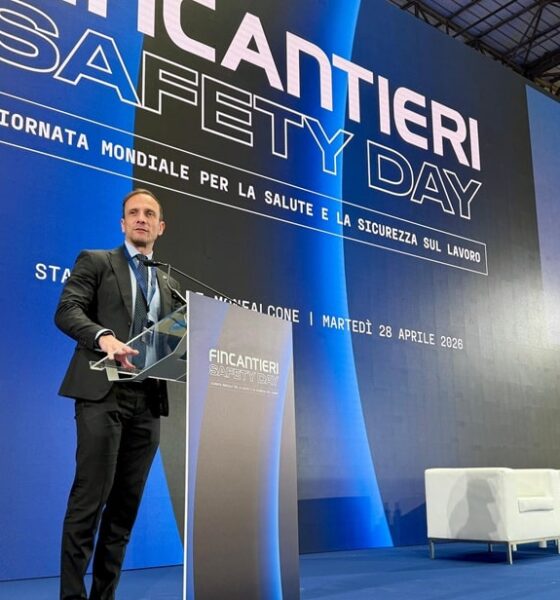 Il governatore Fedriga interviene al "Safety day" organizzato dal gruppo Fincantieri a Monfalcone