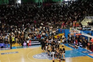 La bella cornice di pubblica al Palasport Carnera CrediFriuli