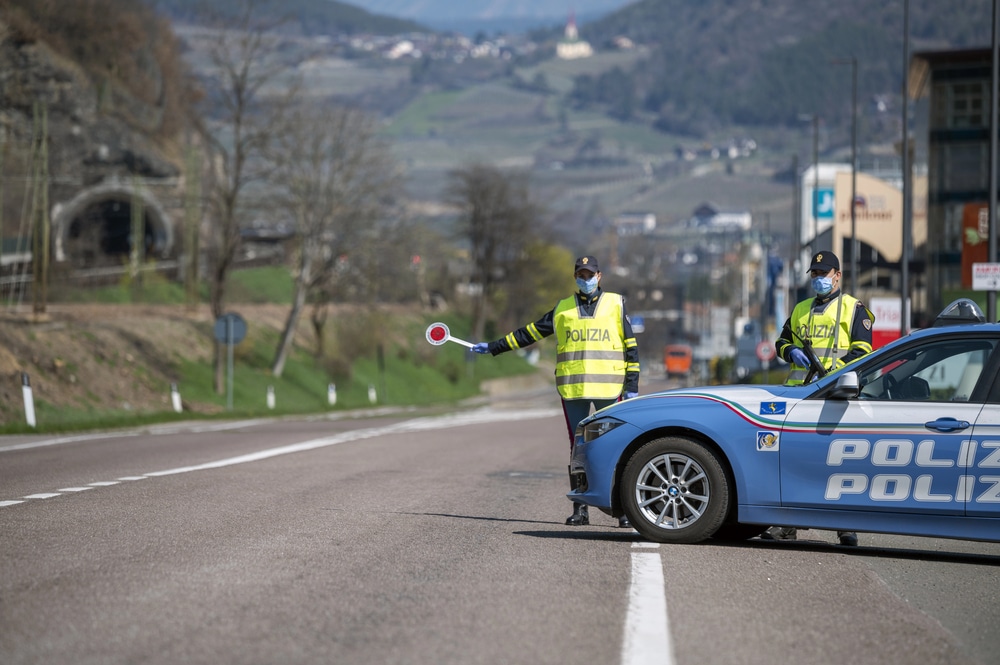 Controllo stradale - confine italo-sloveno