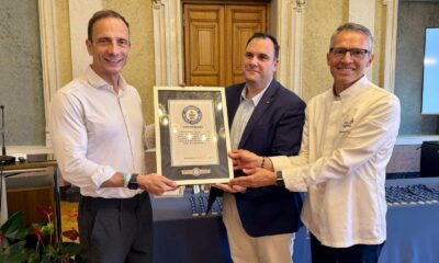 La premiazione in Regione per il Guinness World Record del Tiramisù