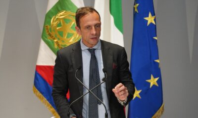 Il governatore Massimiliano Fedriga interviene a Gemona