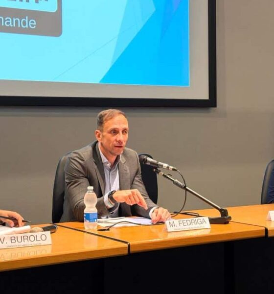 Il governatore Massimiliano Fedriga all'incontro con i rappresentanti della Consulta degli studenti di Trieste