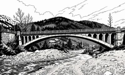Il ponte sul Chiarsò a Paularo