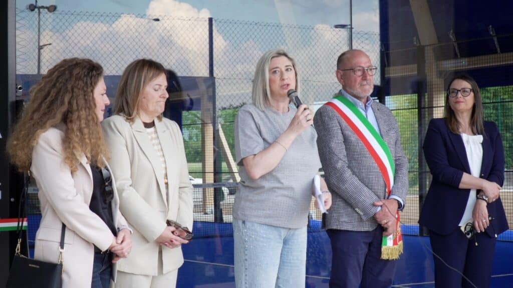L'assessore Amirante nel corso del suo intervento