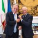 L'assessore Fabio Scoccimarro assieme al presidente del Coni Luciano Bonfiglio