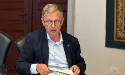 L'assessore Zannier durante la seduta di Giunta - Piano Sissar 2026-2028