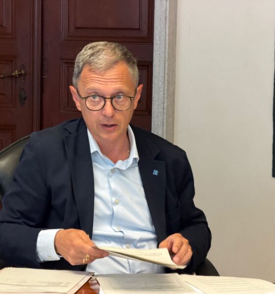 L'assessore Zannier durante la seduta di Giunta - Piano Sissar 2026-2028