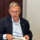 L'assessore Zannier durante la seduta di Giunta - Piano Sissar 2026-2028