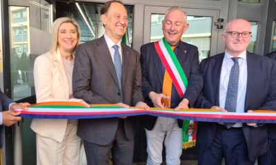 L'assessore regionale Cristina Amirante all'inaugurazione della nuova sede dell'Agenzia delle Entrate nel Valle Center a Pordenone