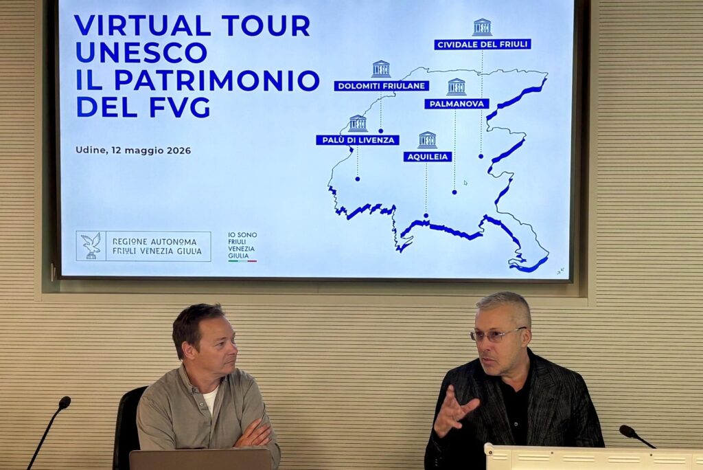 La presentazione del virtual tour immersivo dedicato ai cinque siti Unesco del Friuli-Venezia Giulia