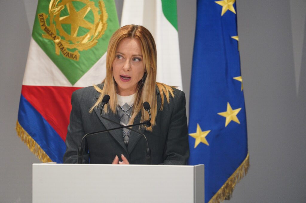 L'intervento della premier Meloni