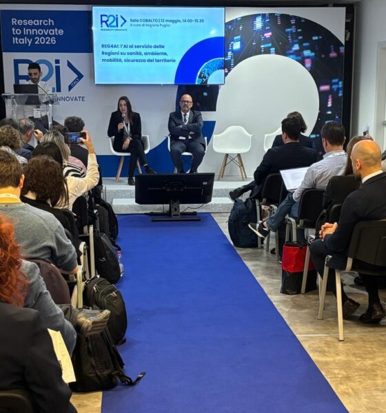 L'intervento di Callari alla seconda giornata di incontri nell'ambito di R2I - Research to Innovate Italy all'ex Gam di Bologna