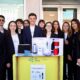 Lo stand dei vincitori con la borraccia modulare “Mobble”