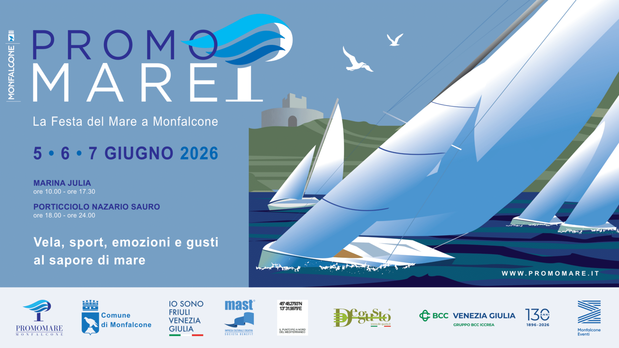Promomare 2026 - Dal 5 al 7 giugno a Monfalcone