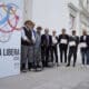 L'inaugurazione della mostra "Ruota Libera" a Villa Manin