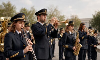 Banda musicale che suona