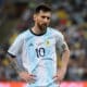 Lionel Messi con la maglia dell'Argentina