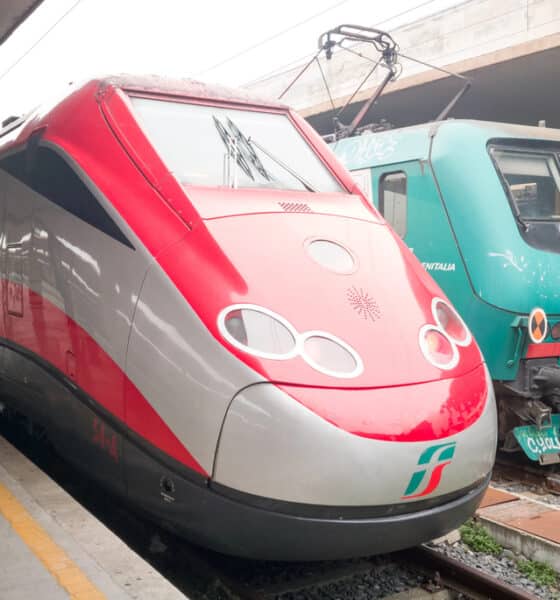 Treni fermi in stazione