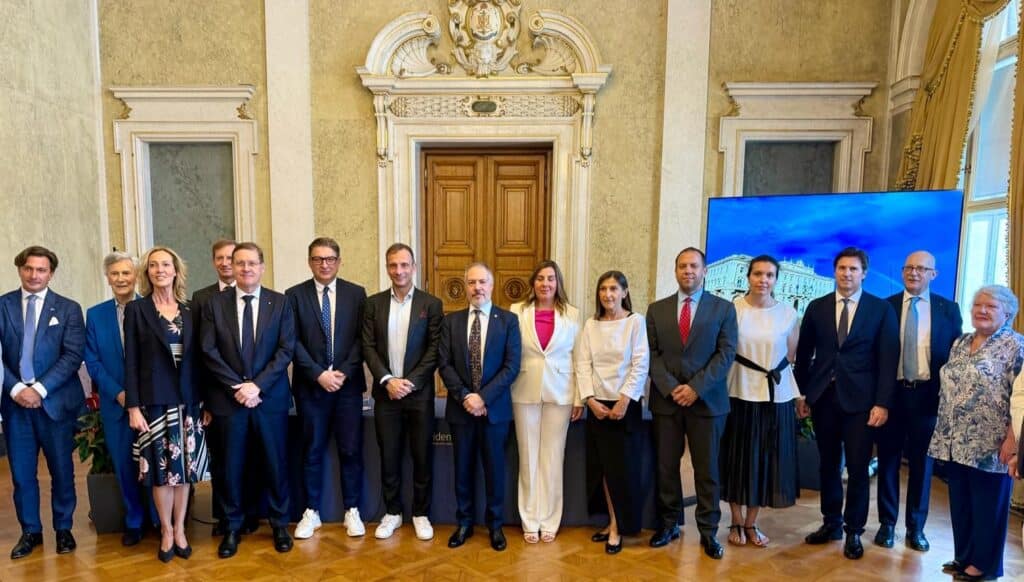 Il governatore Fedriga con la delegazione delle rappresentanze consolari del Cc di Trieste
