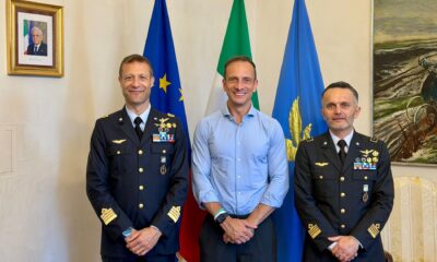 Il governatore Massimiliano Fedriga tra i colonnelli Antonino Siclari e Giovanni Lodato