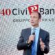 Il governatore del Friuli Venezia Giulia, Massimiliano Fedriga, alla celebrazione per i 140 anni di CiviBank