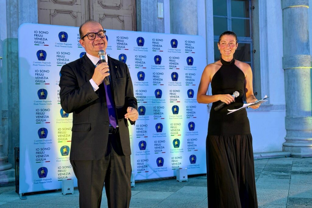 Il vicegovernatore Anzil interviene a Villa Manin alla Notte dei Campioni