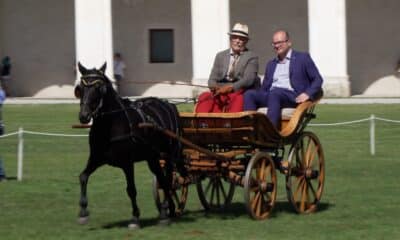 Il vicegovernatore Mario Anzil al Concorso internazionale di carrozze d'epoca a Villa Manin di Passariano di Codroipo