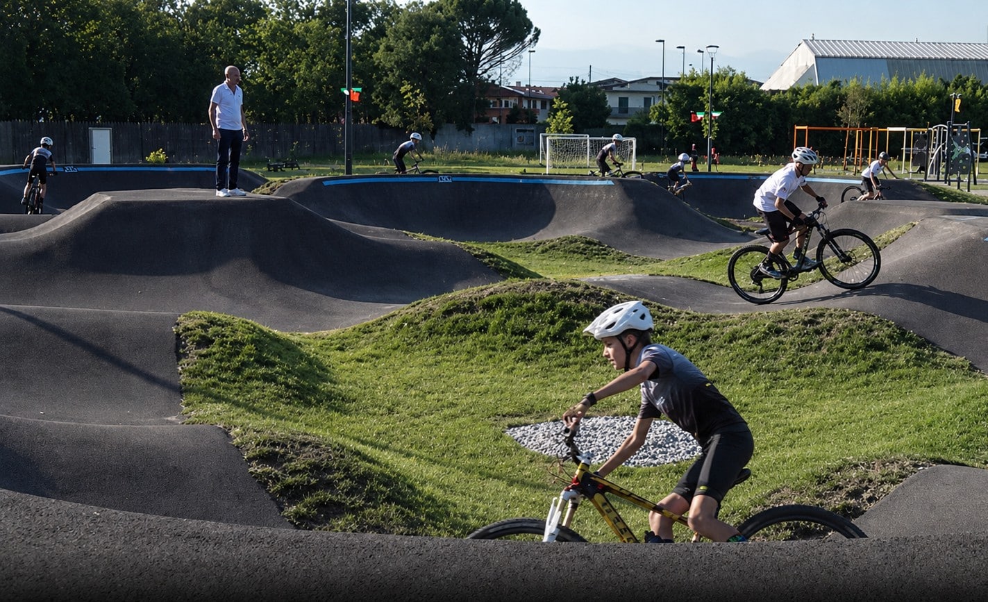 La pista pump track a Remanzacco