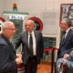 L'assessore Pierpaolo Roberti all'inaugurazione della mostra, assieme al sindaco di Trieste Roberto Dipiazza