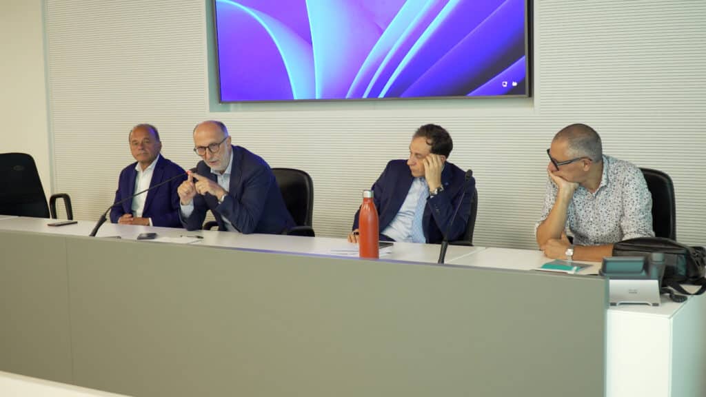 L'assessore Riccardi durante il suo intervento