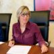 L'assessore Zilli durante la riunione di Giunta