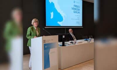 L'assessore regionale Barbara Zilli alla presentazione del rapporto della Banca d'Italia sull'economia del FVG
