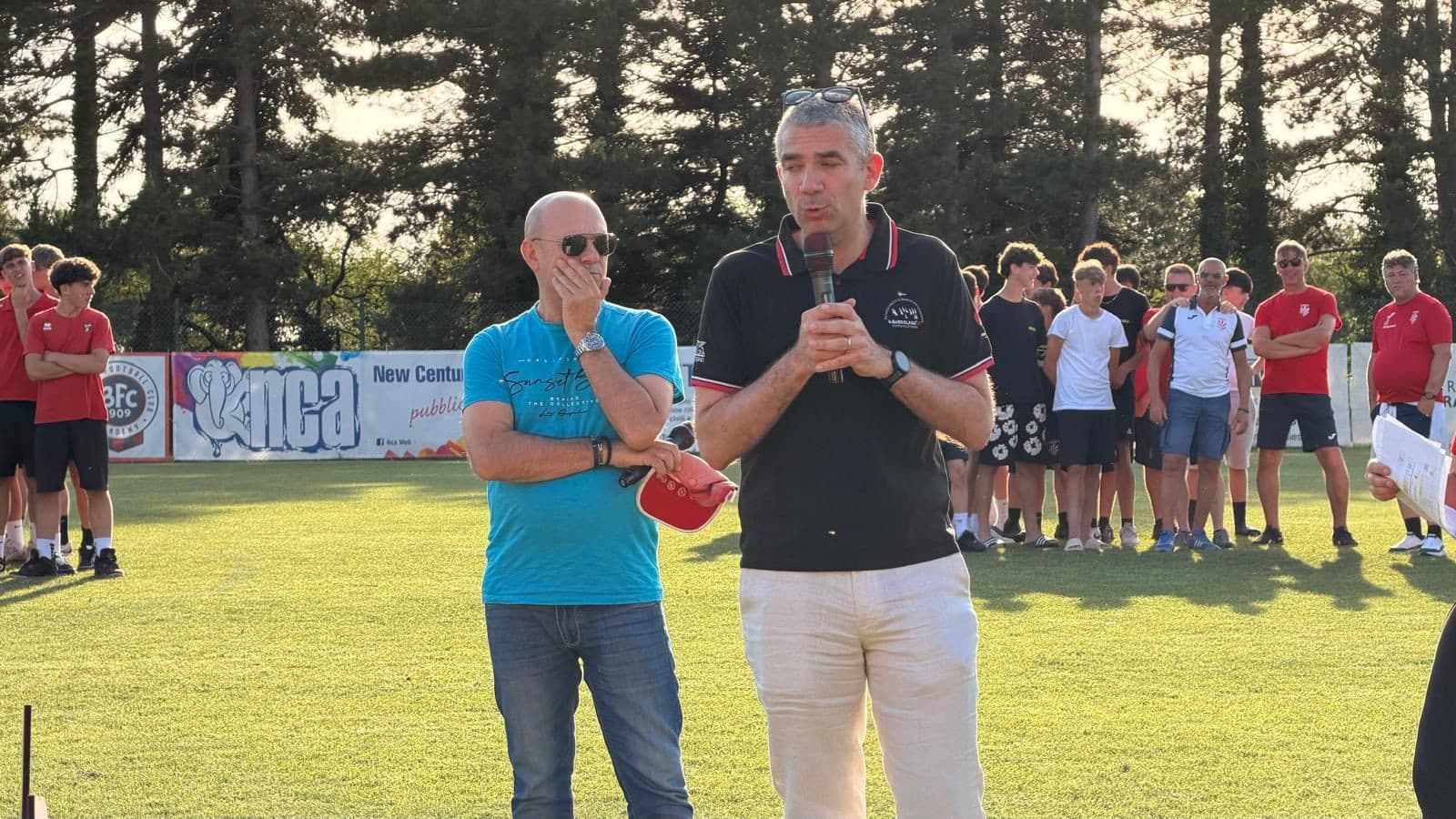 L'assessore regionale Roberti alle premiazioni della Zarja Cup