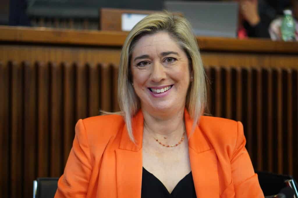 L'assessore regionale alle Infrastrutture Cristina Amirante