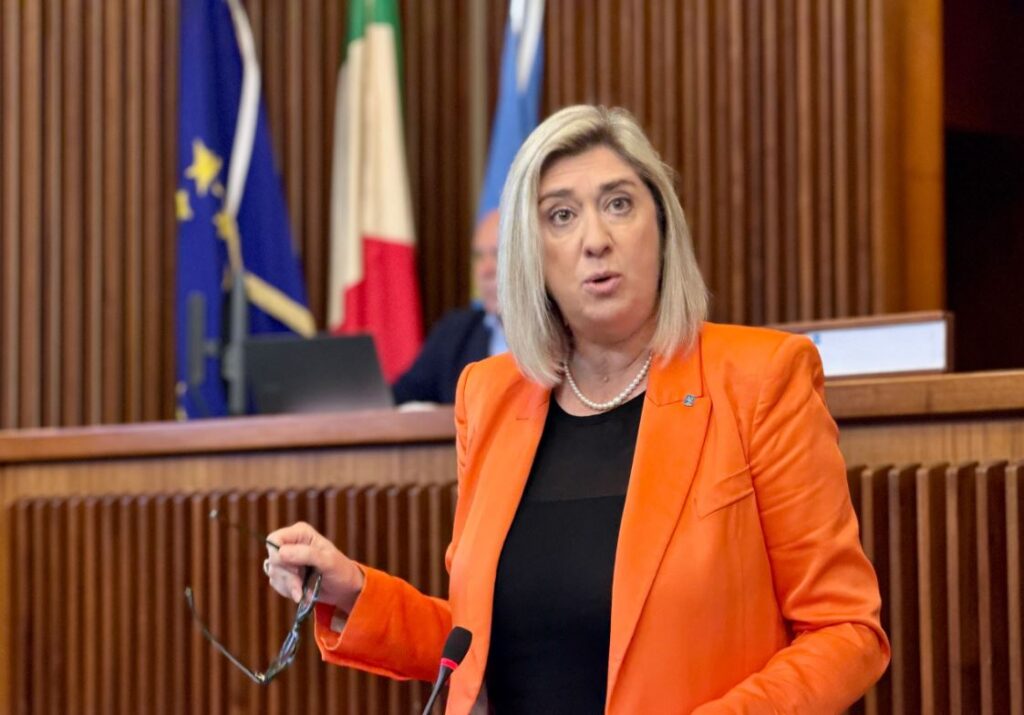L'assessore regionale alle Infrastrutture e Territorio Cristina Amirante