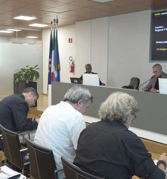 L'incontro nella sede della Regione a Udine