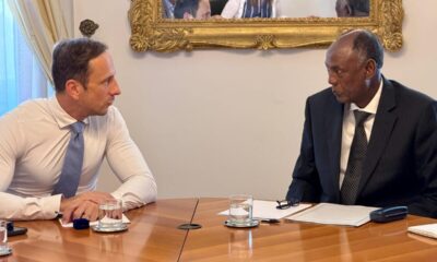 L'incontro tra il governatore Fedriga e il ministro del Lavoro della Repubblica di Somalia Salim Alio Ibro