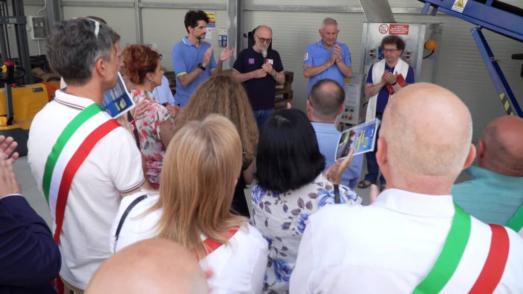 L'intervento dell'assessore regionale Riccardo Riccardi durante l'inaugurazione