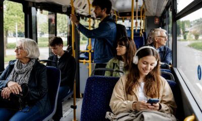 Persone sul bus