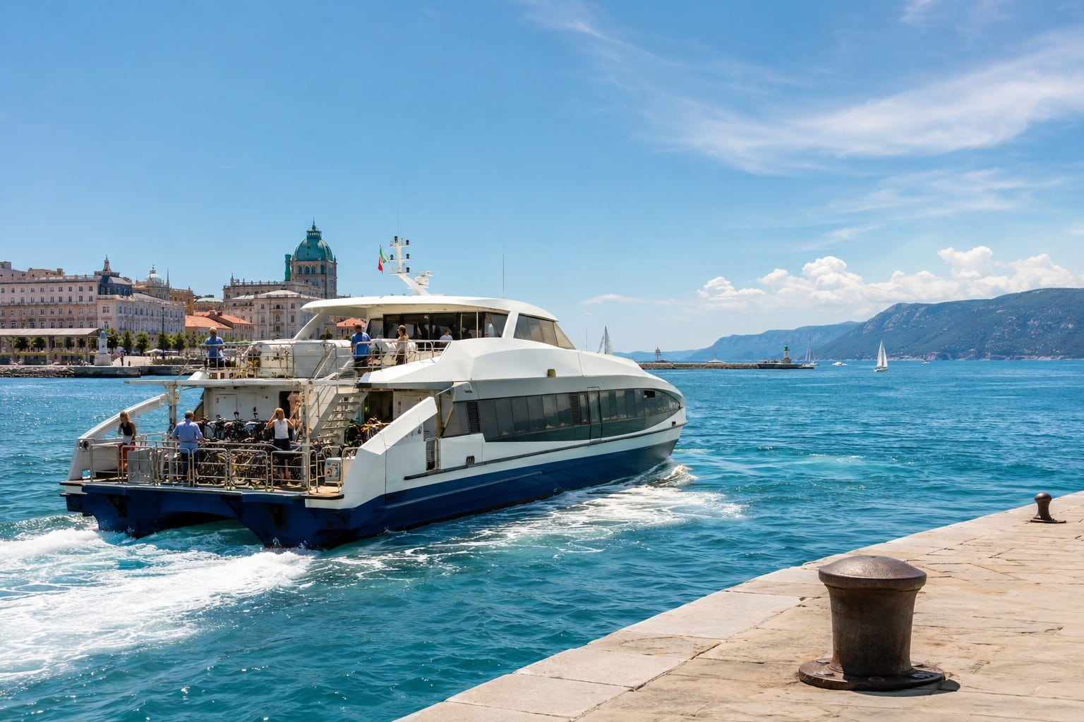 Ripartono i collegamenti marittimi da Trieste per Croazia e Slovenia